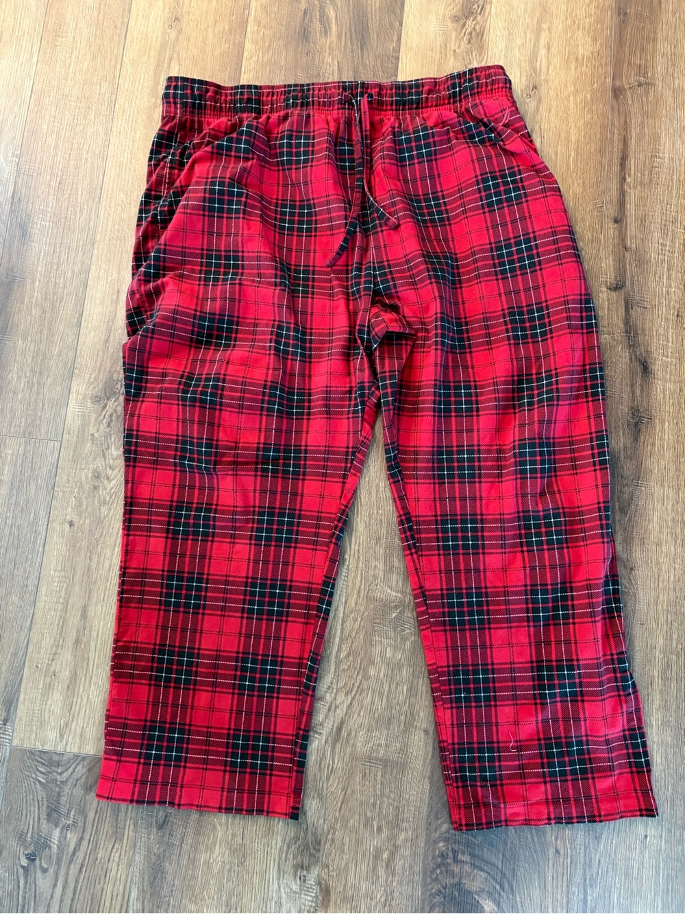 Nautica Red and Black Plaid Sleepwear Pants